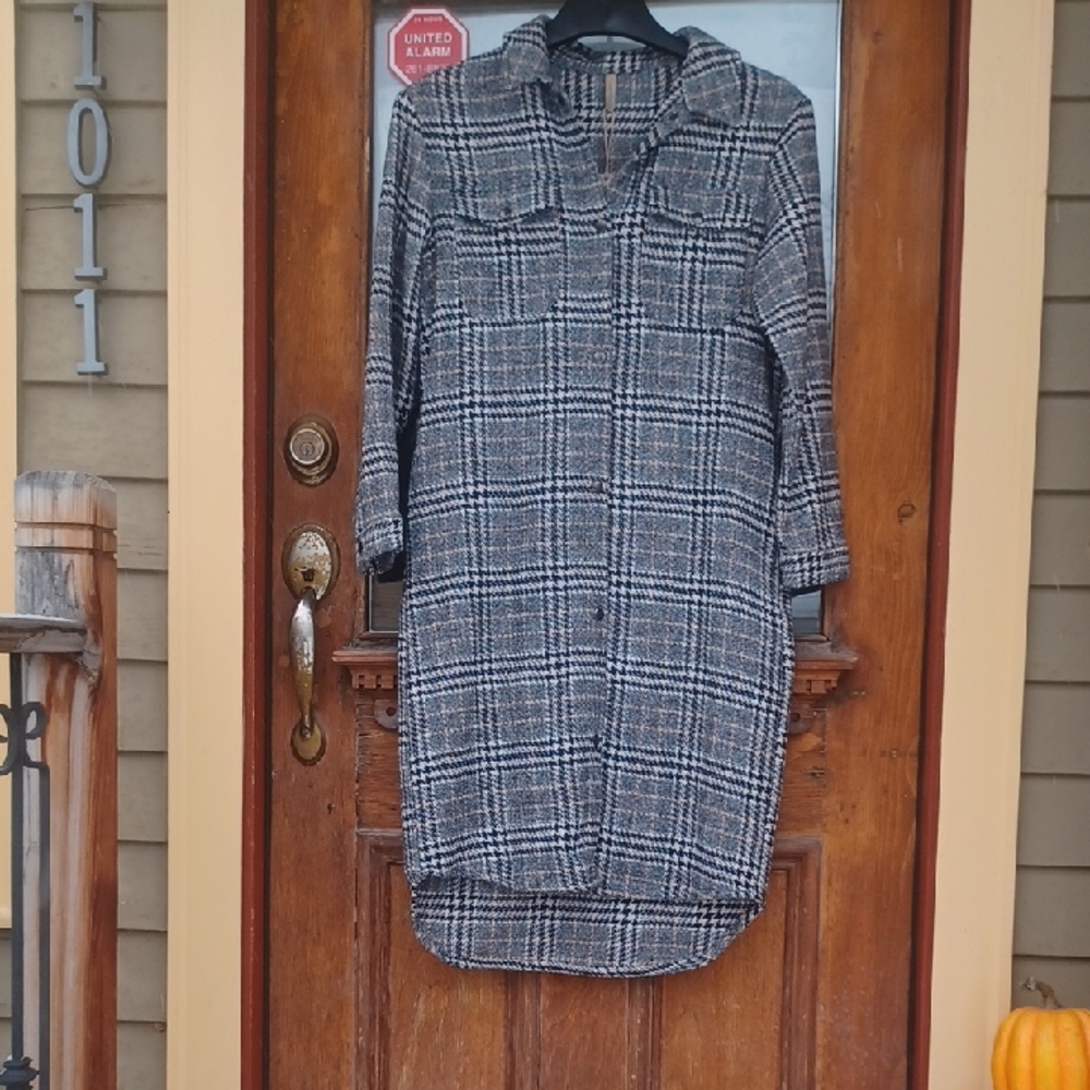 Plaid Shirt Dress